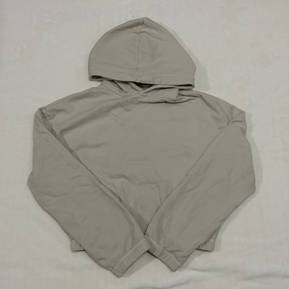 Harlow Cream Hooded Sweatshirt